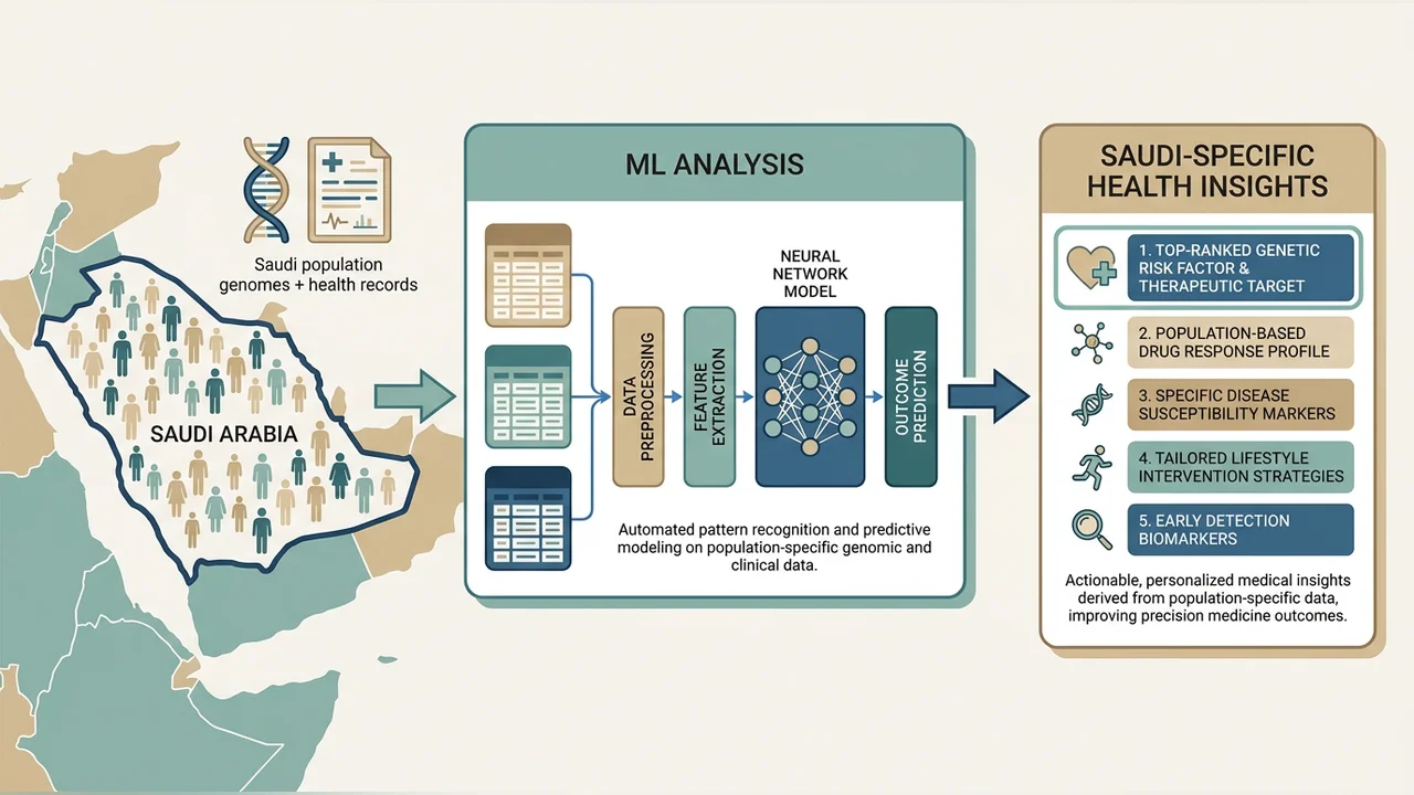 Improving health of Saudi population — research illustration